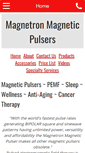 Mobile Screenshot of magnetronmagneticpulsers.com